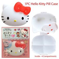 Sanrio Hello Kitty Pill Case Medicine Case 4 Compartments - 1PC Free US Shipment picture