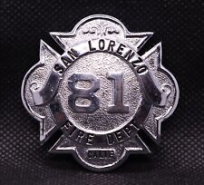 Lorenzo California Fire Department Badge - Vintage Beautiful picture