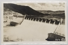 1918 Real Photo Grand Coulee Dam Washington Postcard picture