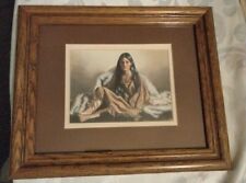 Vintage Native American Picture Print. picture