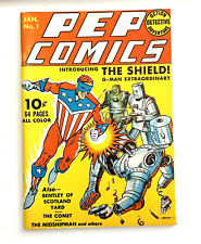 1940 Pep Comics #1 - The Shield is in this book - - Flashback picture