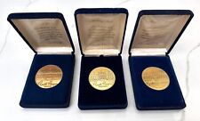 3 Vintage Ronald Reagan Medal Of Merit Coins Republican Presidential Task Force picture