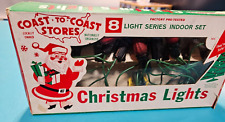 Vintage COAST TO COAST STORE Christmas Tree Lights Santa Claus C6 Christmas picture