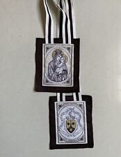Big Scapulars of Our Lady of Mt. Carmel (traditional) Third Order 4.5x5.2inch picture