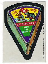 1974 Topps Wacky Packages 11th Series 11 SWISS FRIGHT CHEESE nm- picture