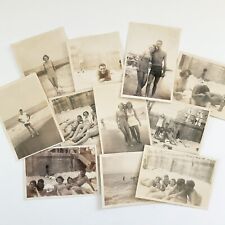 Photo Lot of 10 Virginia Beach 1948 Beach Photos Genealogy picture
