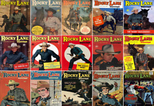 1949 - 1959 Rocky Lane Western Comic Book Package - 17 eBooks on CD picture