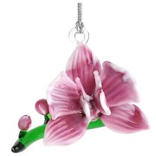 Dynasty Gallery 26929 Magenta Orchid Hanging Ornament 2.5 Inches picture