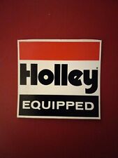 Vintage Race Shop Decal Sticker Holley Equipped  picture