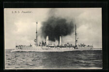 Ak Battle Ship S. M.S.Frauenlob IN Trip picture