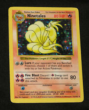Pokemon Card Ninetales 12/102 Holo Shadowless from 1999 Base Set Vintage picture