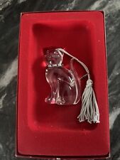 Lenox Pave Glass Crystal Cat Ornament in Box picture