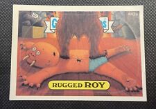 Vintage 1987 Rugged Roy Garbage Pail Kids Topps Sticker Card #442a picture
