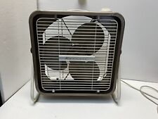 Sears Kenmore Vintage 2-Speed Box Fan on Stand 16x16 MCM Vintage...Works picture