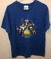 Disney Happiest Celebration on Earth Adult XL Tee - Heavily Embroidered WDW 2005 picture