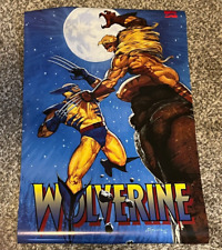 Vintage 1995 Wolverine Vs Sabretooth Poster by Chris Moeller 22x36 New X-Men picture