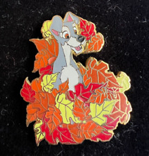 WDW Autumn Leaves- Tramp- Surprise Release- Lady and the Tramp pin LE 1000 picture