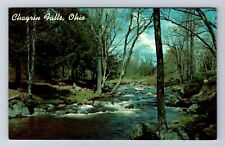 Chagrin Falls OH-Ohio, The Chagrin River, Antique, Vintage Postcard picture