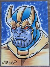 PSC Sketch Card Thanos By Unknown 1/1 picture