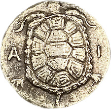 Tortoise Aegina Naval Power Famous Greek Mythology coin 21mm picture