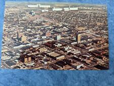 1968 OK Enid Aerial View Largest Grain Elevators in WORLD postcard A35 picture