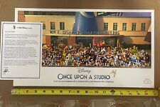 Disney 100 Once Upon A Studio Lithograph Cast member Exclusive Genuine + Letter picture