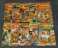 Marvel Two-in-One 1 - 10 Lot Run Of 10 1974 (2 3 4 5 6 7 8 9) 2 in 1 Thing picture
