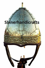 Medieval Late Conical Spangen Helmet Viking Full Wearable Brass Christmas Gift picture