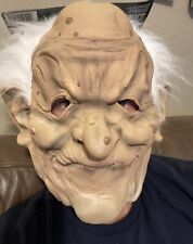 NEW Halloween Ghastly Geezers Latex Mask Old Man Warts White Hair Costume picture