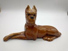 Vintage Haeger Boxer Dog Figurine 11.25