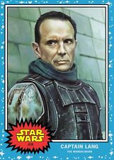 TOPPS STAR WARS LIVING SET CARD CAPTAIN LANG #418 THE MANDALORIAN picture