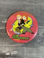 Vintage Promotional KIM POSSIBLE ASK ME WHERE TO FIND KIM POSSIBLE DISNEY BUTTON picture
