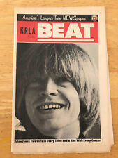 KRLA Beat Magazine 1966 . The Beatles Rolling Stones . 