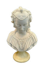 Vintage A. Giannelli Bust Angelica Maria Regal Lady Woman Signed 1940 Italy Fine picture