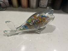 *VINTAGE BLENKO Fish Bowl Vase Terrarium MCM HAND BLOWN Clear Glass-W. Anderson* picture