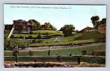 Pasadena CA-California, Arroyo Bank Reclaimed, Antique Vintage Postcard picture