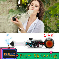 New 20cm Black Smoke Cooling pipe hookah Freeze Pipe GLYCERIN HAND PIPE picture