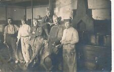 Six Soldiers In Kitchen Real Photo Postcard rppc picture