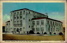 Postcard: MUNICIPAL AUDITORIUM Municipal Building picture