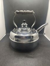 VINTAGE SIMPLEX SOLID COPPER WHISTLING TEA KETTLE 400709-402190  ENGLAND As-Is picture