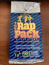 The Rap Pack Series 1991 Rap Music Trading Cards Factory Sealed 10 Card Pack +1 picture