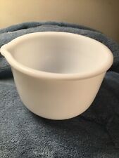 Vintage Glasbake 6 Milk Glass Mixing Bowl For Sunbeam Mixer  picture