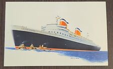 S.S. United States Postcard picture