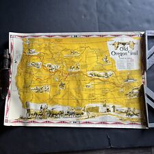 Vintage Old Oregon Trail Map/Poster 25x17 picture