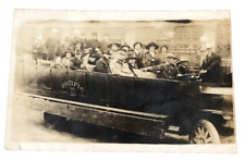 RPPC Railway Pacific 20 tourist buggy site seers WWI doughboy two Sailors 1900s picture