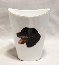 KPM Bavaria Porcelain Vase Dog Rottweilers from Tierberg picture