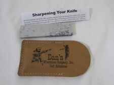 Dan’s Whetstone Knife Sharpening Stone + Leather Pouch Made in USA - 4