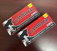 Gambler Regular King Size Cigarette Tubes ~2 Packs picture