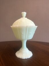 Vintage Fenton Compote Dish  With Fenton Stamp picture