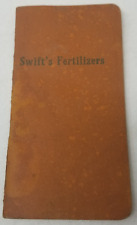 Swift's Fertilizers Notebook 1916 It Pays to Use Them Swift & Company Antique picture